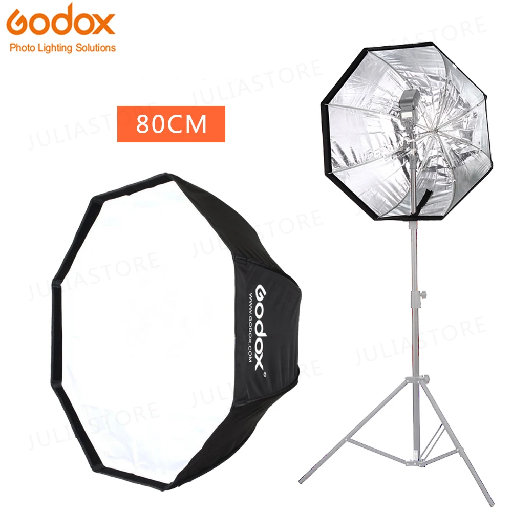 Godox light софтбокс 80 см/31 5 дюйма Диаметр восьмиугольник Brolly зонтик фотографии