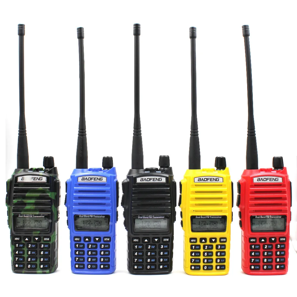 Ships from RU/US/CN! Black BaoFeng UV-82 Walkie Talkie 5W 10km 136-174MHz & 400-520MHz Two Way Radio Baofeng uv82 Ham Radio