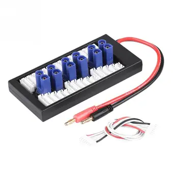 

2S-6S Parallel Balanced Charging Expansion Board EC5 Plug Lipo Battery Paraboard for the main lead of battery and JST-XH plug