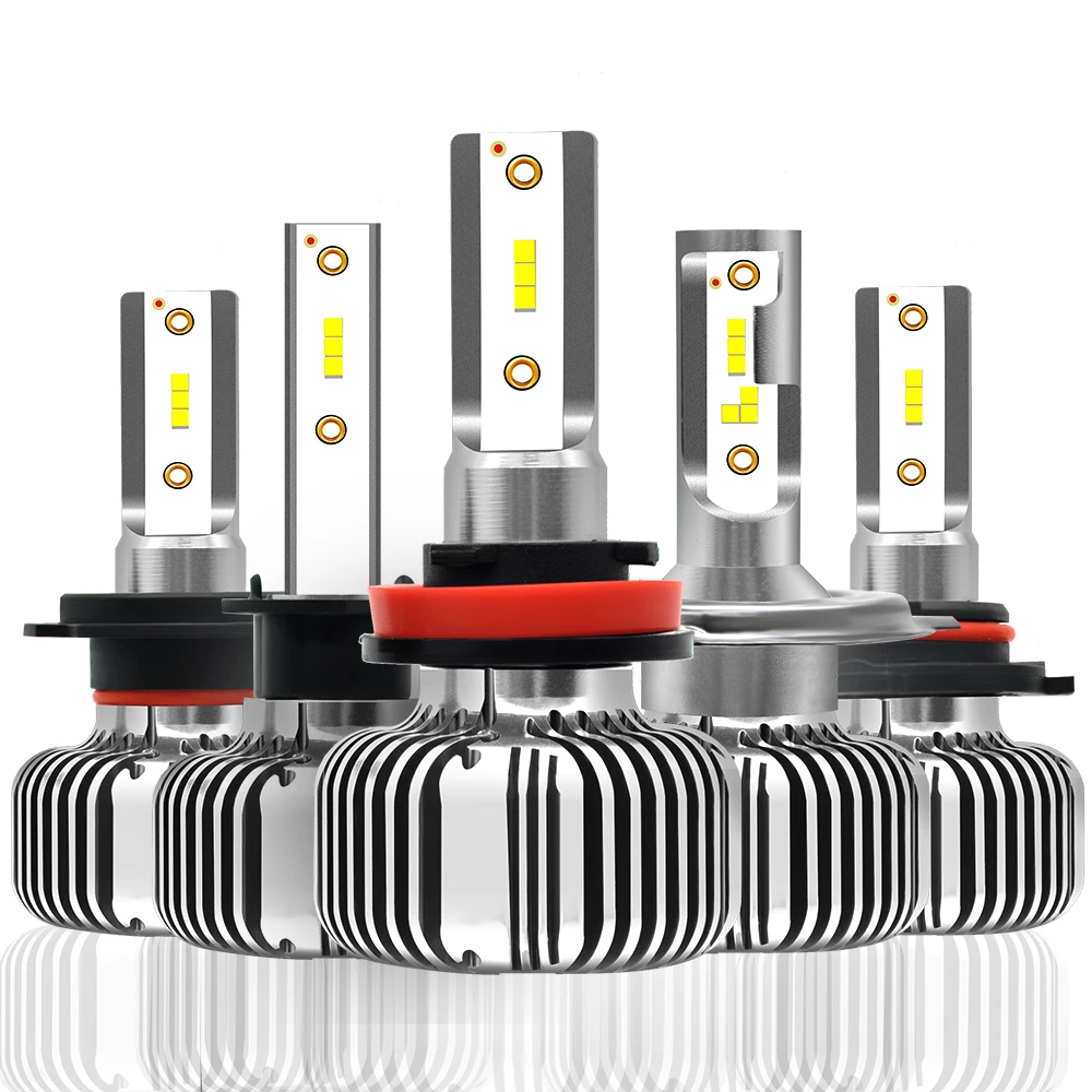 

H4 LED H7 Bulb for Auto Led Ice Bulb H4 H7 H11 Led Headlight 9005 9006 hb3 hb4 Headlamp 12000LM 6500K 80W 12V Car Light(LED)