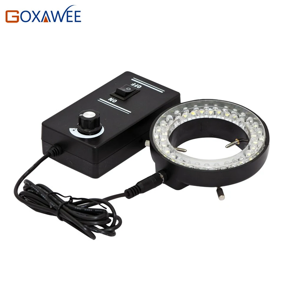 GOXAWEE Adjustable LED Ring Light Illuminator Lamp For Industry STEREO ZOOM Microscope 60000LM 6500K Microscope LED Ring GOXAWEE Adjustable LED Ring Light Illuminator Lamp For Industry STEREO ZOOM Microscope 60000LM 6500K Microscope LED Ring