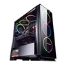 Easy DIY Mid-Tower ATX Computer Case USB3.0 Gaming Gamer Mute Side Transparent Desktop Cases Support M-ATX/ ITX Motherboard ► Photo 1/6