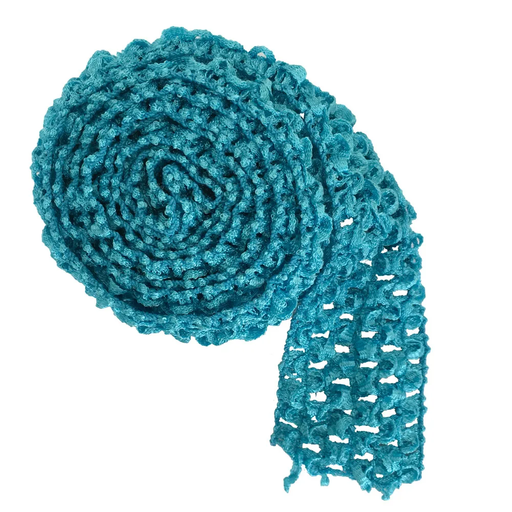 Crochet Elastic Stretchy Waistband Headband Hairband 1.5" 1 Meter Per Lot For Tutu Skirt