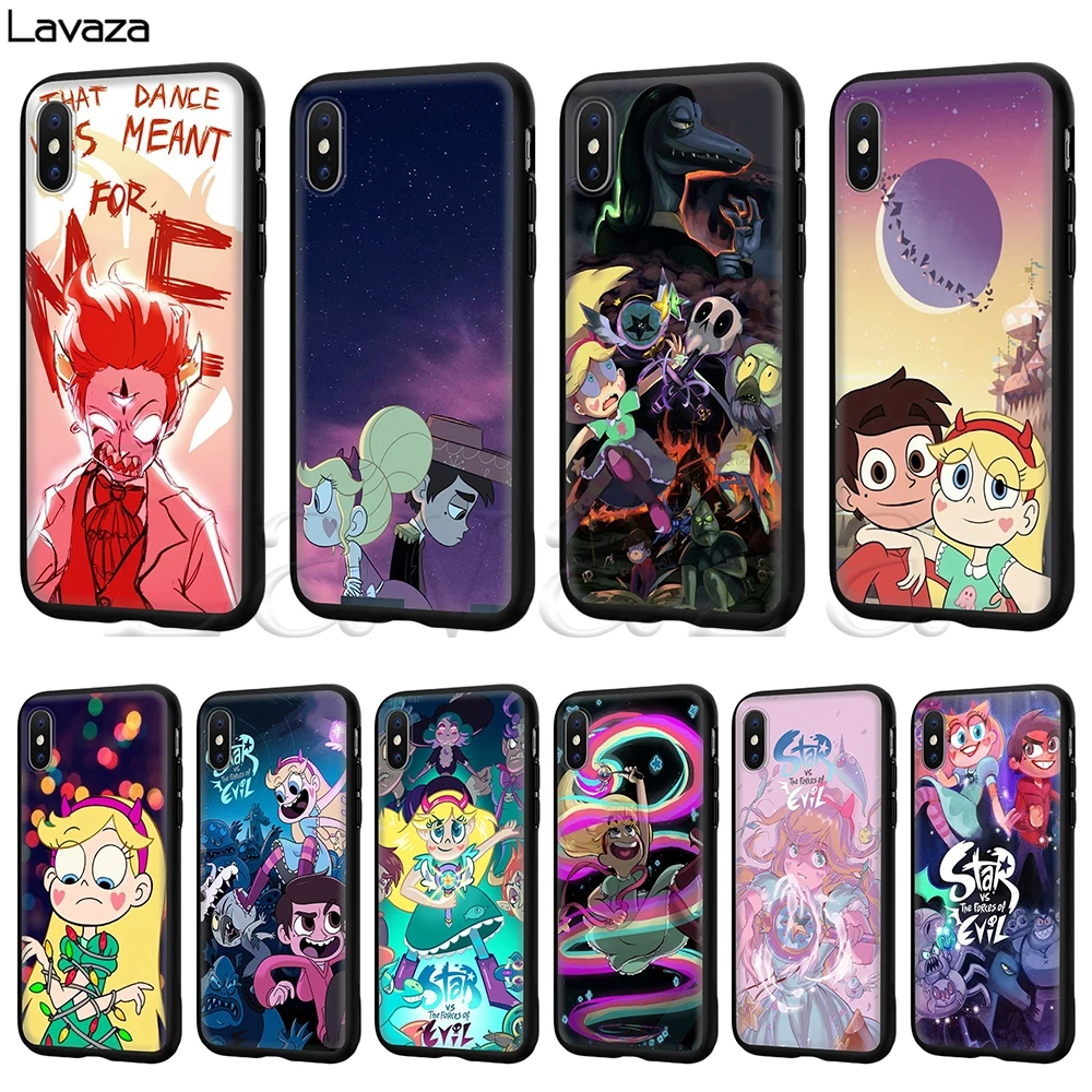 

Lavaza Star vs. the Forces of Evil Silicone Soft Case for iPhone 11 Pro XS Max XR X 8 7 6 6S Plus 5 5S SE