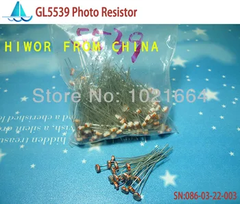 

(100pcs/lot)(Photoresistor) Photo Resistors 5MM GL5539 LDR Light Dependent Resistor