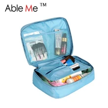 Hot Sale 2017 Nylon Multifunction Make Up Organizador Ourdoor Travel Bag Girls’s Trousse De Maquillage Women Cosmetic Bags