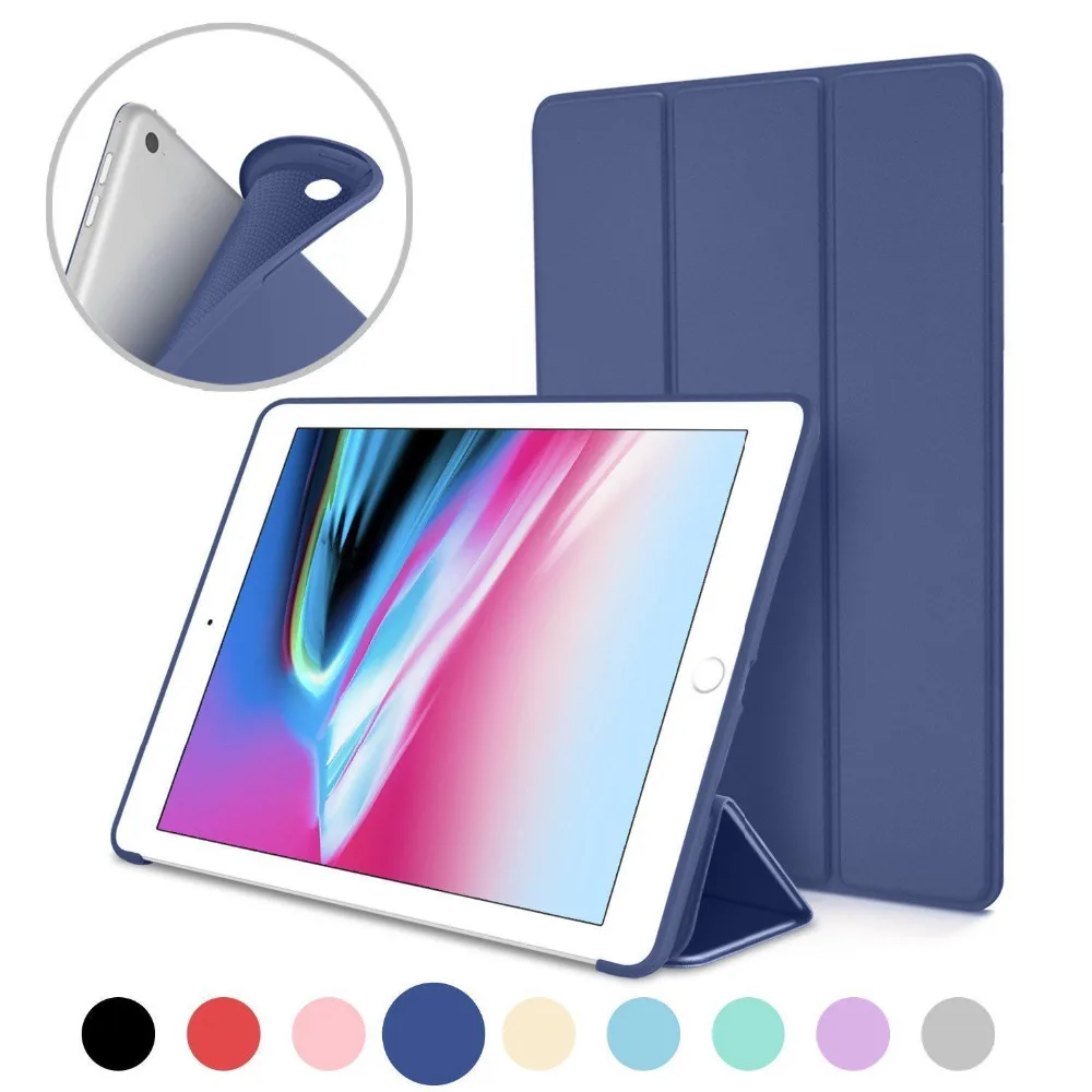 

High Quality Leather Case For Apple iPad 5 6 Tablet Cover Stand Cases Table Stand Cover for ipad Air 1 2 A1566 A1567 A1475 A1476
