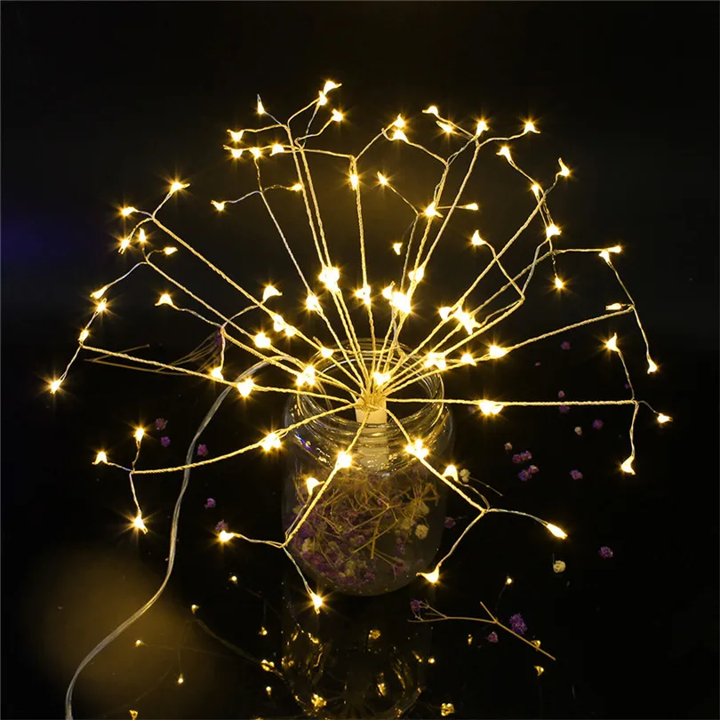 Firework Lights LED String Lights 8 Modes Dimmable Fairy Lights with