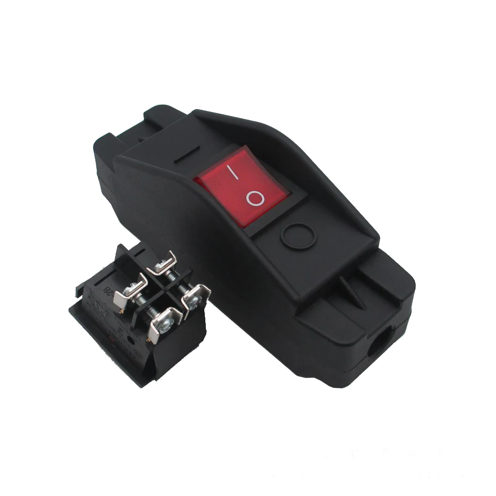

1pc Rocker Switch Online Cable Switch Flame Retardant High Temperature High Current High Power with Indicator Light 16A