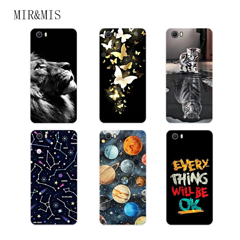 Case For Bluboo Picasso 5.0 Inch Transparent Printing Drawing Silicone Phone Cases Cover |