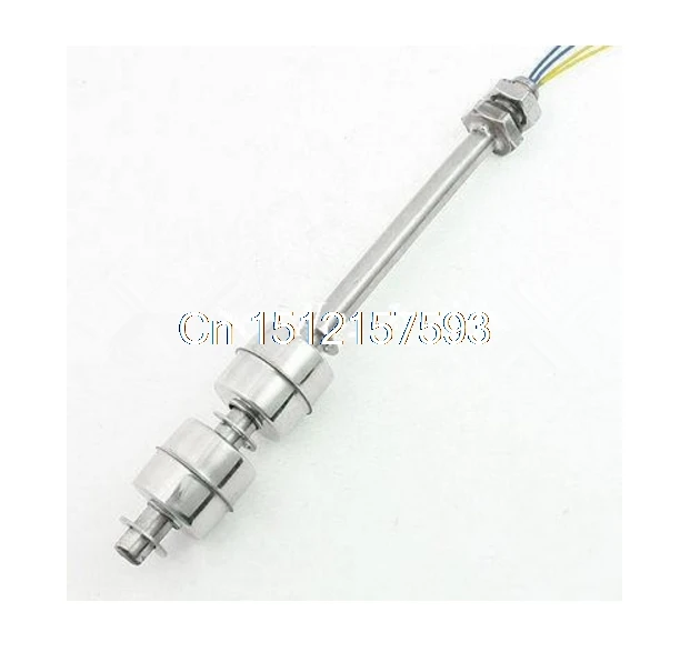 

17cm Length Liquid Water Level Sensor Stainless Steel Vertical Float Switch