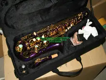 Wholesale New Arrival Purple Alto Saxophone With Case Free Shipping HOT