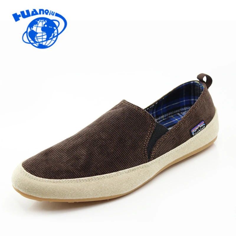 

HUANQIU New men casual shoes 2018 man spring autumn Loafers England Leisure Fashion Zapato Breathable Slip on flats WFQ105