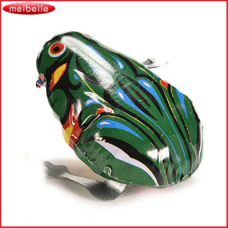 Buy 3 pcs/lot Vintage Metal Wind up Jumping Frog Model