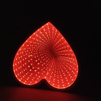 

TONGER Dropship Unicorn Heart Star Mirror Tunnel Night Light AA Battery Powered Infinite Tunnel Effect Home Decor LED Night Lamp