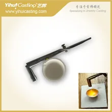 2 предмета 250 г Керамика чаши и один газовая горелка для meltig платины, серебра и золота. Ювелирные инструменты и оборудование