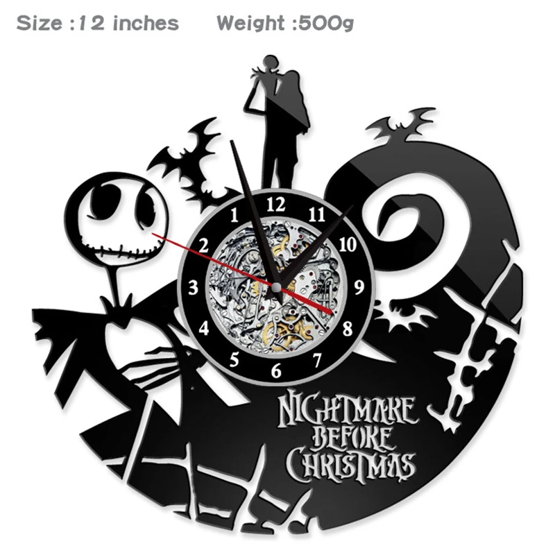 Jack the clock. часы кошмар перед рождеством настенные. часы пластинка ac dc. Nightmare before christmas music on vinyl. часы любви.