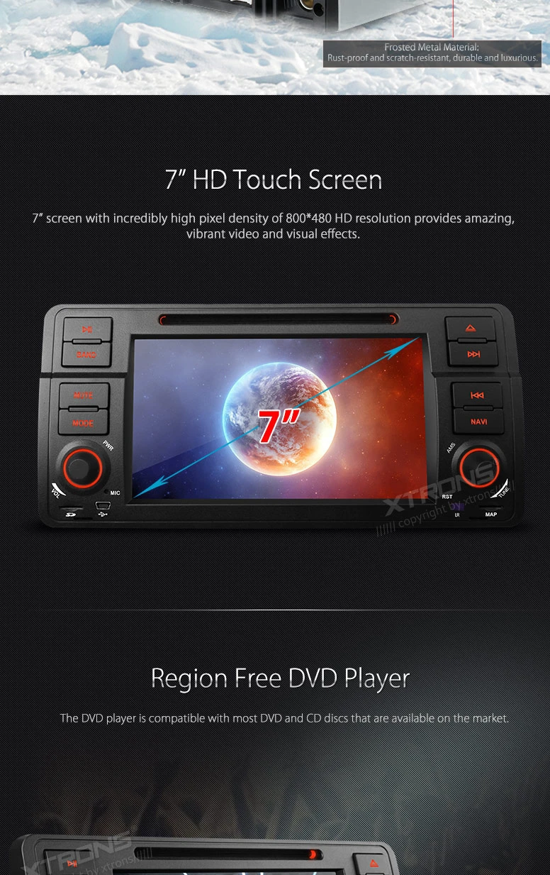 Sale 7 inch 1 din WinCE Car DVD Player CANbus GPS Navigation For BMW E46 Sedan Convertible Touring Hatchback M3/Rover 75/MG ZT 9