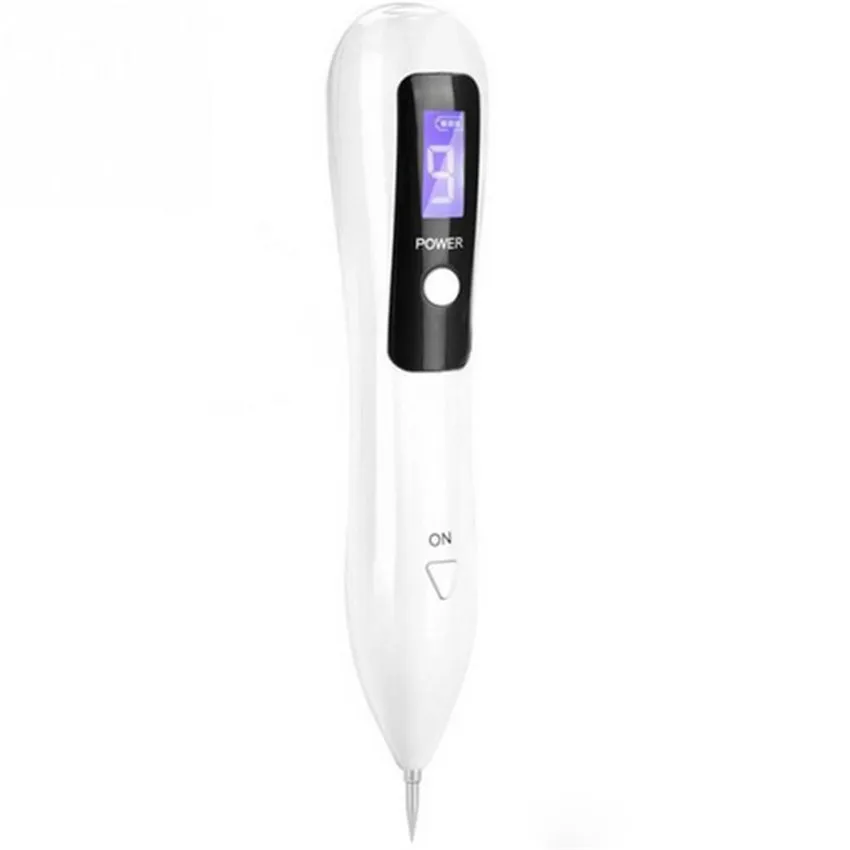 Portable 9 Level LCD Mole Tattoo Dark Spot Removal Pen Laser Plasma Pen Machine Facial Freckle Tag Wart Removal Beauty Tool