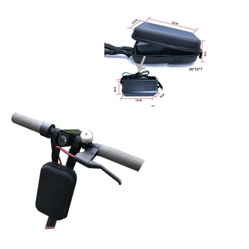 

xiaomi m365 Universal Electric Scooter Skateboard Head Handle Bag Scooter Hanging Bag Front Charger Tools bags m365 parts