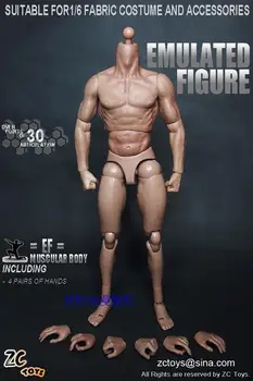 

ZC TOYS New Styles 1/6 Scale Military Male Soldier Model Nude Muscular Body Similar to TTM19 Wolverine 12" Action Figure Toys