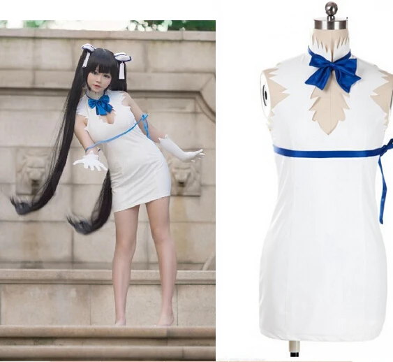 

Is It Wrong to Try to Pick Up Girls in a Dungeon Hestia Cosplay Party dress costume