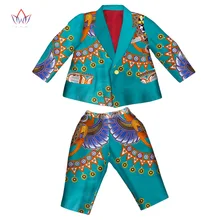 Африканский Костюмы 2 предмета Дашики традиционные осенняя одежда для мальчиков; африка печати блейзер для мальчиков комплект Костюмы brw WYT105