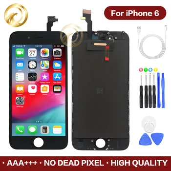 

100% No Dead Pixel LCD For iPhone 6 OEM Display Touch Screen With Digitizer Display Assembly Complete Replacement