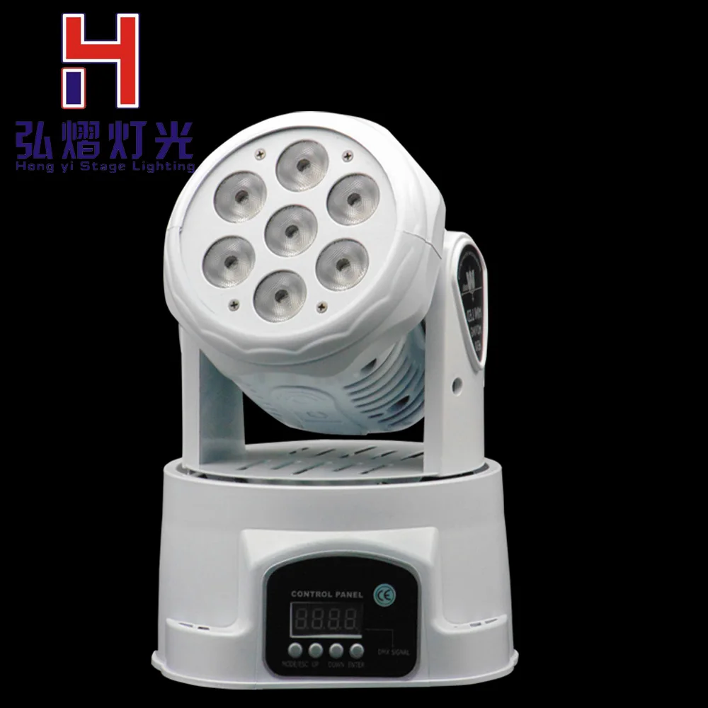 

mini led moving head light 7*12w led moving head wash rgbw 4in1 leds for dj lighting equipment