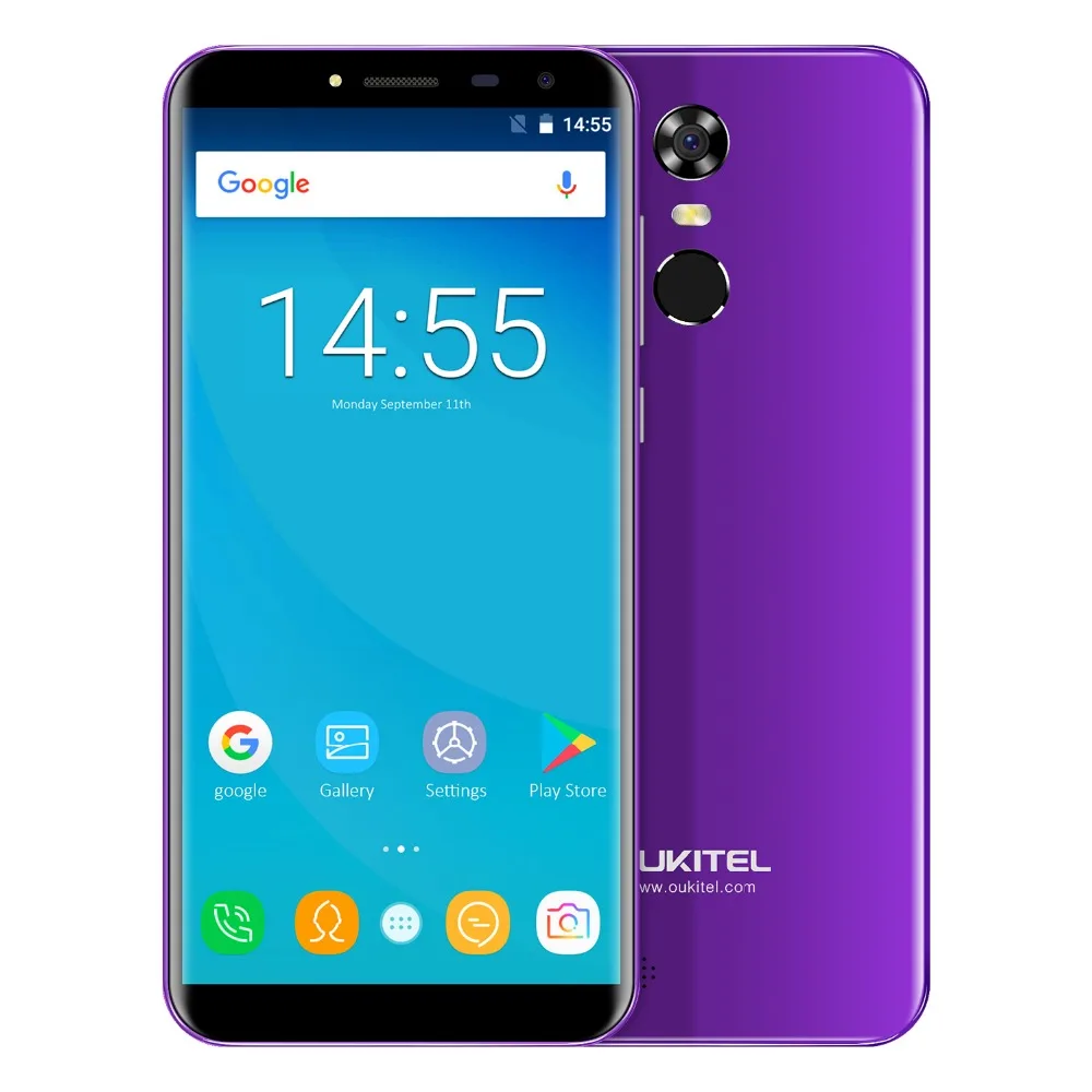 Отремонтированный Oukitel C8 мобильный телефон 3g 5 'ཎ:9 HD экран четырехъядерный 2 Гб