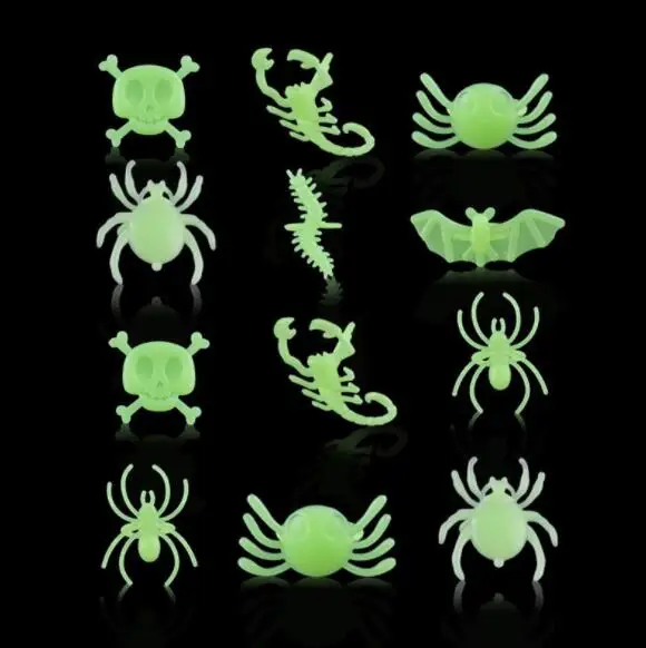 New Halloween Dance Party Accessories Toys Luminous Insects Ring Halloween per Halloween Toys Supplies Hot YH1507
