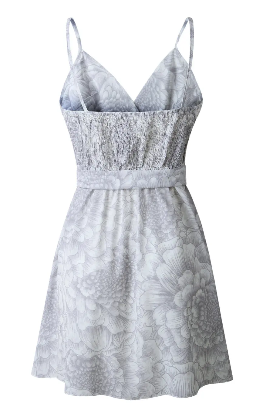 Gladiolus 2019 Women Summer Dress Sleeveless V Neck Floral Print Belt Tunic Mini Sexy Bohemian Dress Women Ruffle Beach Dresses  (68)