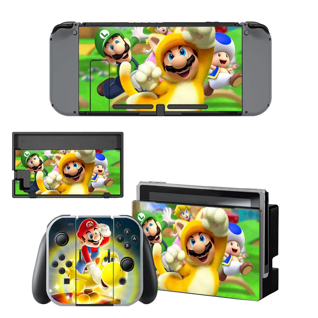 Сменные наклейки для Nintendo s NAND Сменные наклейки Mario Switch Skin совместимы с консолью Nintendo doswitch, Joy-Con, контроллером