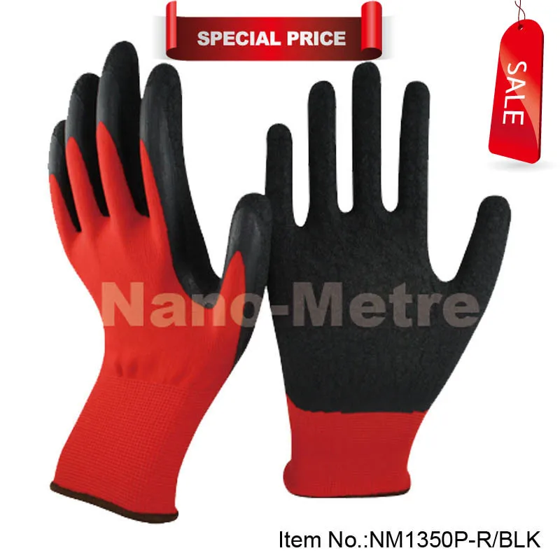 

2019 latex working gloves,protective gloves,polyester working gloves Factory direct price