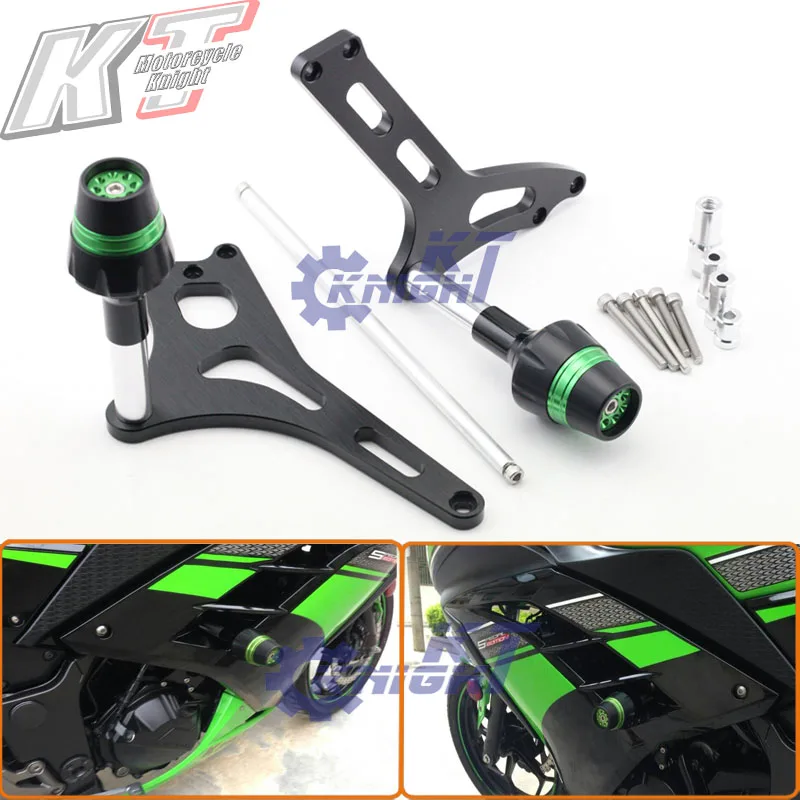 For Kawasaki NINJA 250/300 2013 2014 Motorcycle Frame Sliders Crash