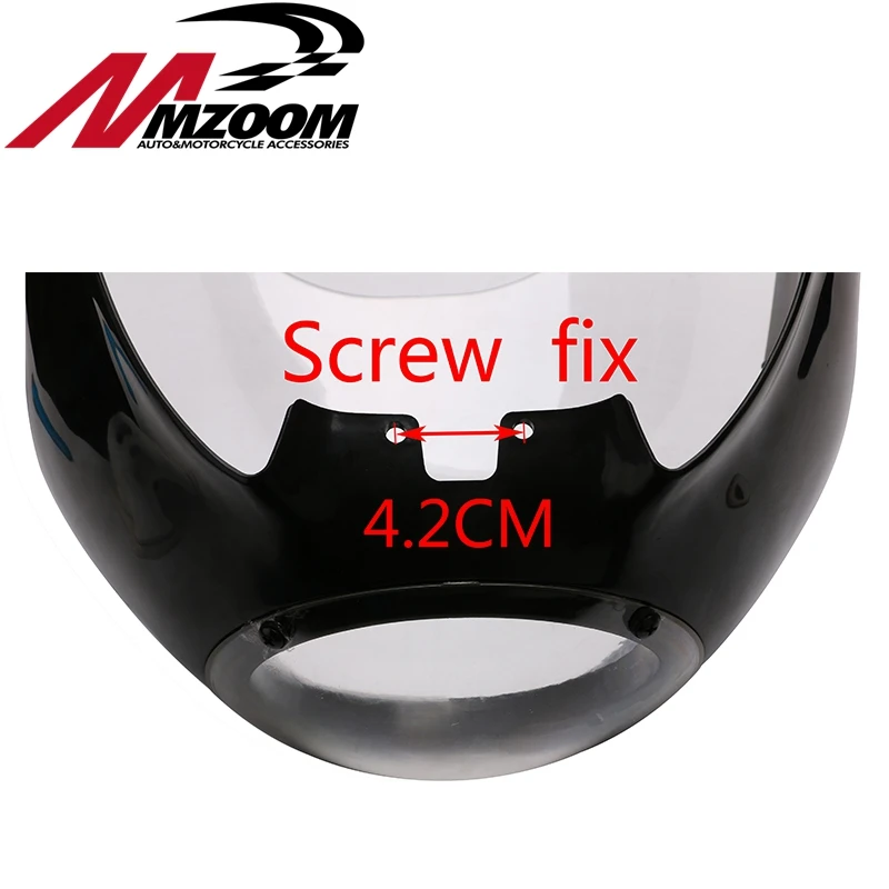 FREE SHIPING sale new arrived motorcycle Black 5 3/4" Cafe Racer Headlight Fairing For Sportster 883 1200 Dyna