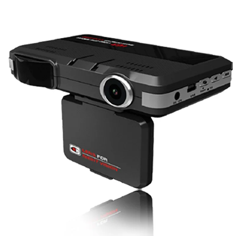 

Russian & English Voice 2 in 1 Multifunctional Car DVR Radar Detector 1080P Car Camera Recorder G-sensor Video Registrator