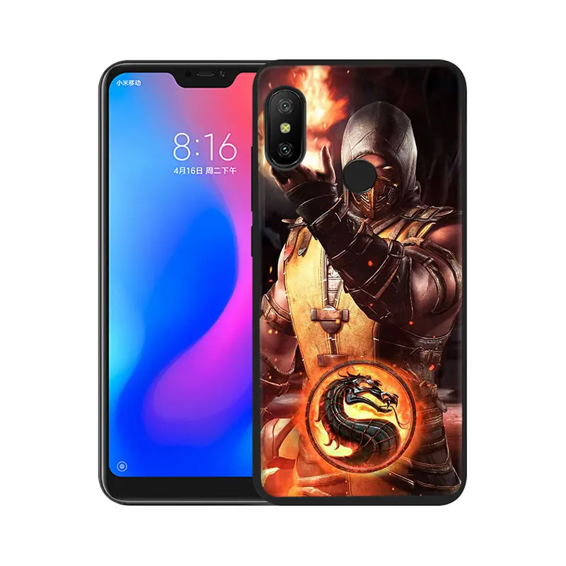 Мягкий ТПУ чехол для телефона Scorpion In Mortal Kombat Redmi 8A K20 4A 4X 5 6 5A 6A Note 7 8 Pro|Бамперы| |