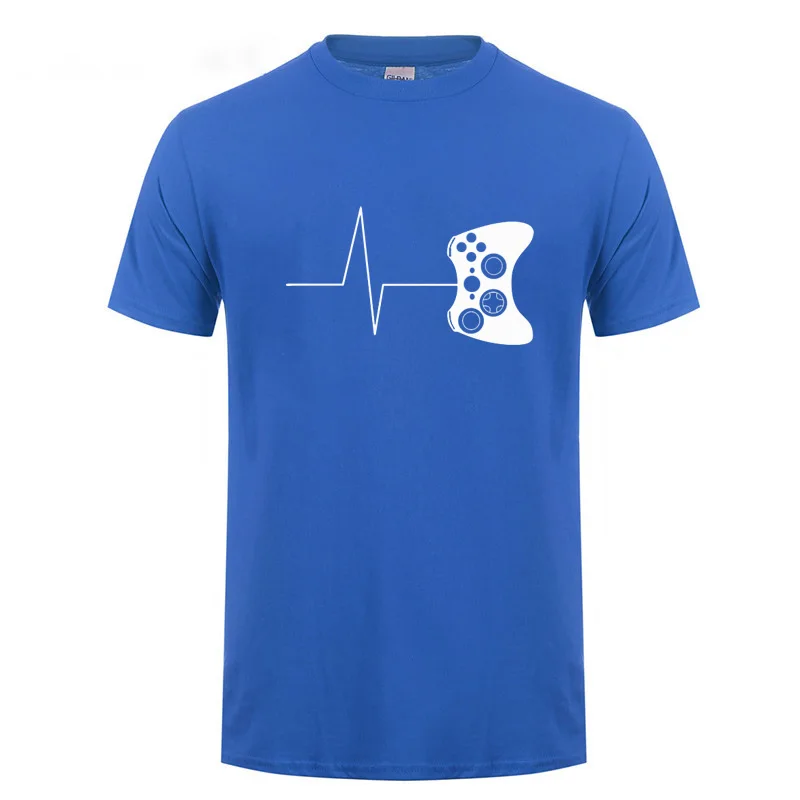 Video Game Gamer T Shirt Funny Birthday Gift For Dad Husband Boyfriend Brother Men Summer Short Sleeve Round Neck Cotton T-Shirt | Мужская