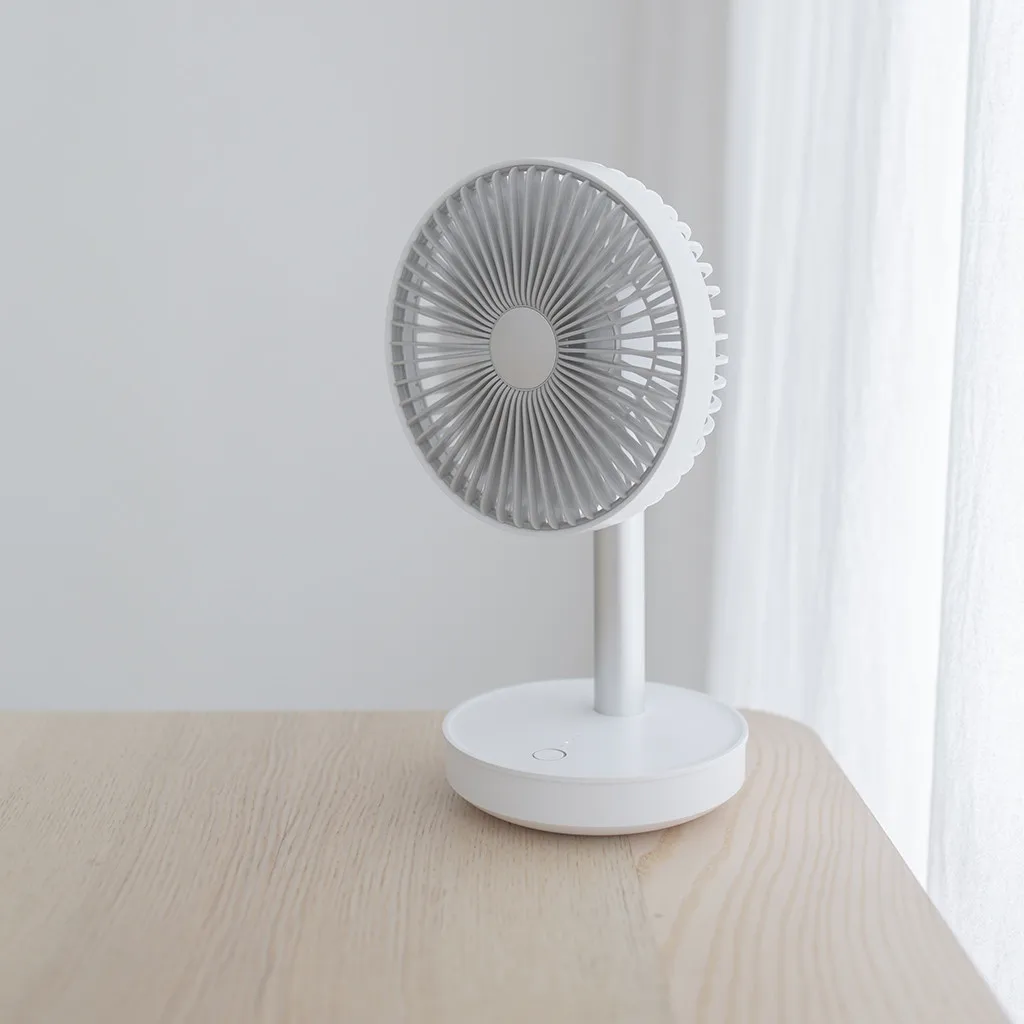 

Portable Fan USB Mini Electric Oscillating 3-Speed Wind Adjustable Desktop rechargeable 4000 mAh high quality alloy new 425