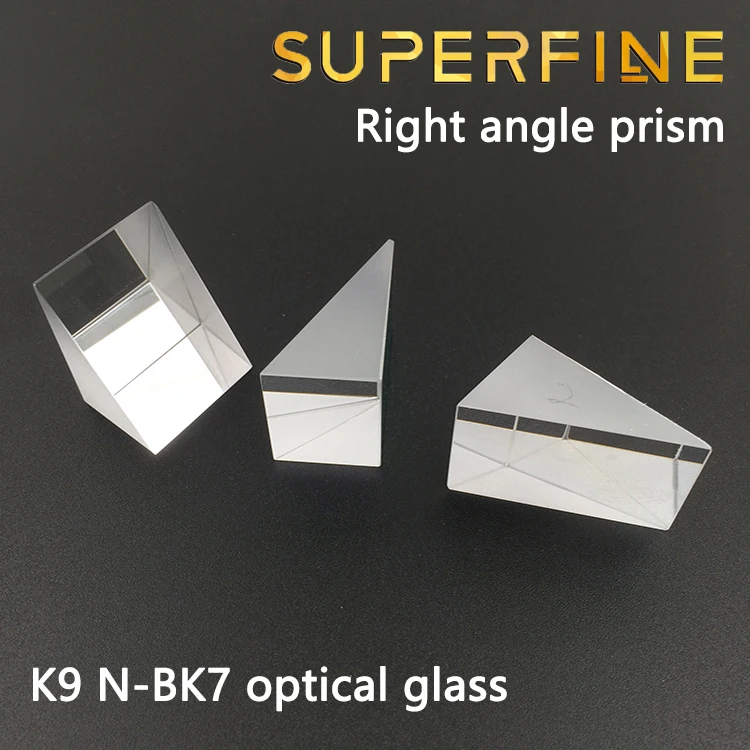 

Superfine 50x50x50mm K9 Optical Glass Right Angle Prism