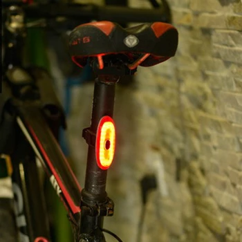 

Bike TailLight lantern Smart Brake Sensor Taillights SOS distress lights MTB Road Cycle Rear Led Waterproof bicycle Back Lights