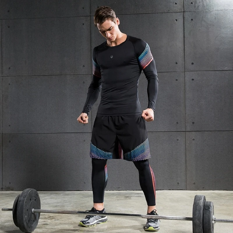 Kompression Set Funktionswäsche Laufhose Tights Herren Leggings Sport Shorts Sportbekleidung Set für männer meeteu 3pcs Funktionsshirt Herren Kompression Set Funktionswäsche Laufhose Tights Herren Leggings Sport Shorts Sportbekleidung Set für männer meeteu 3pcs Funktionsshirt Herren