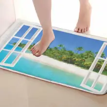Приморский стиль Коврики для улицы, забавные Противоскользящие коврики для ванной, дверные коврики, дверные коврики под входную дверь