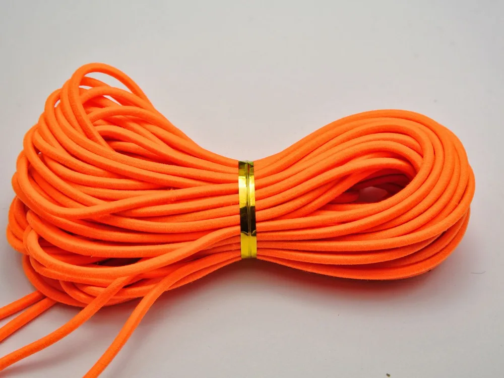 10 Meters Orange Elastic Stretch String Shock Cord For Sewing Craftsin