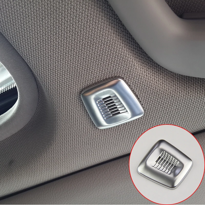 

2pcs Car Roof Microphone Cover Trim ABS Chrome For BMW X1 F48 X3 f25 X5 f15 GT 1 3 5 Series f20 f30 f10 118i 120i Accessories