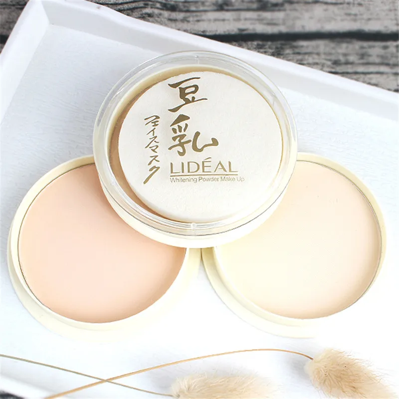 

LIDEAL Pressed powder Makeup Concealer Long Lasting Control Oil Moisturizing Contour Shimmer Face Powder Authentic Makeup Tools