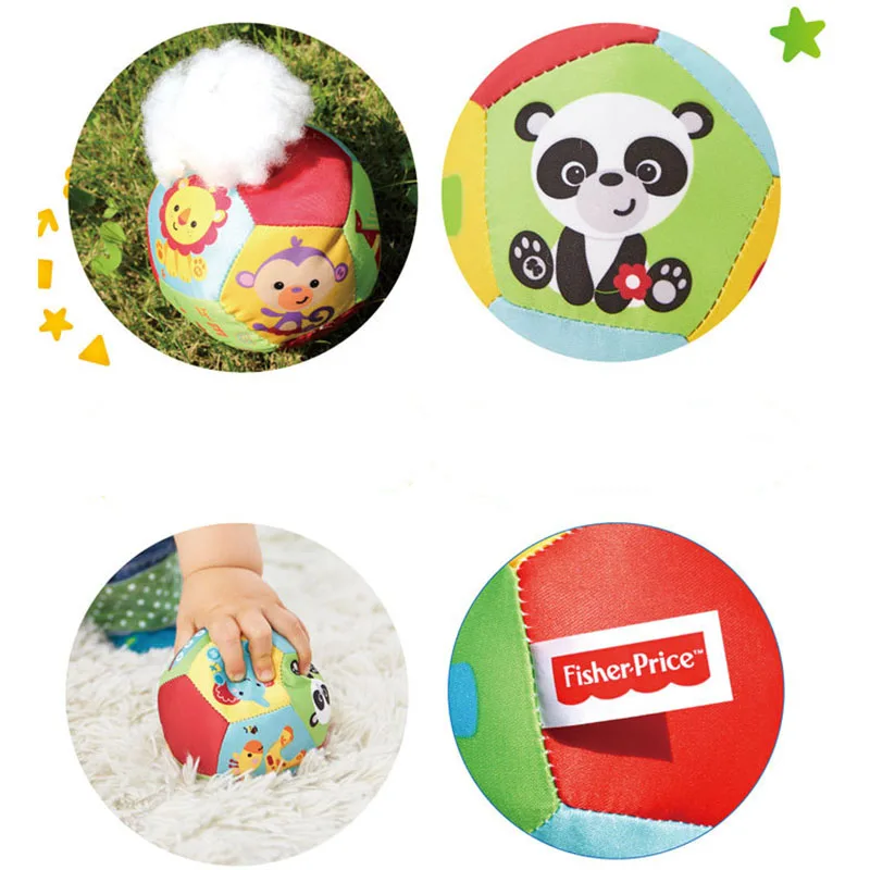 

Baby Toys For Children Animal Ball Soft Plush Mobile Toys With Sound Baby Rattle Infant Body Building Ball Toys For 0-12 Months