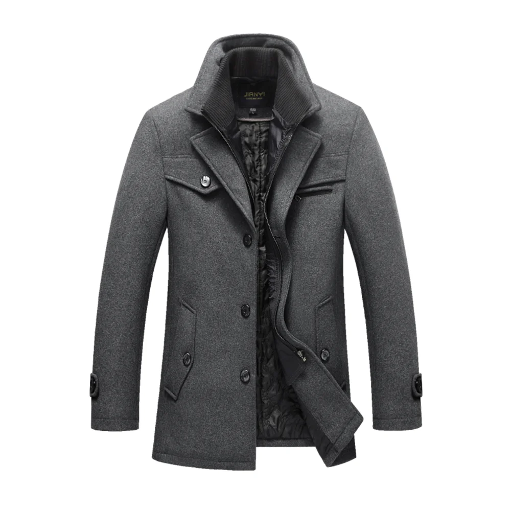 Aliexpress.com : Buy Drop Shipping Winter Wool Coat Slim Fit Jackets ...