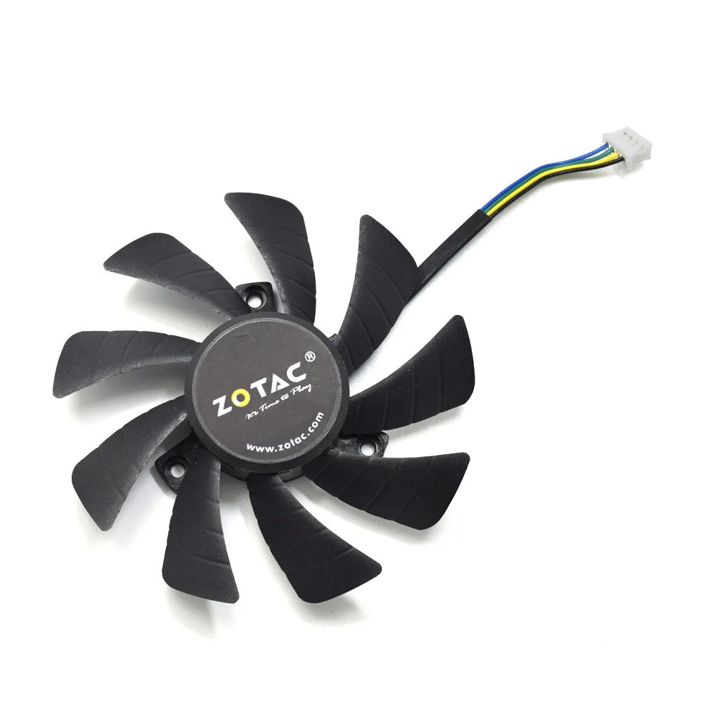 Новый 85 мм T129215SU T129215SH 4Pin GTX1060 6 гб вентилятор кулера DIY замена для Zotac мини 3